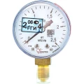 Изображение товара Манометр ФИЗТЕХ МП2-Уф 0-2.5 МПа радиальный для измерения давления кислорода