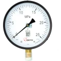 Изображение товара Манометр ФИЗТЕХ МП4-Уф 0-25 МПа IP40, общетехнический 160 мм, резьба М20х1.5, класс точности - 1.5, радиальный штуцер