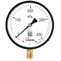 Изображение товара Манометр ФИЗТЕХ МП4-Уф 0-400 кПа IP40, общетехнический 160 мм, резьба М20х1.5, класс точности - 1.5, радиальный штуцер
