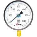 Изображение товара Манометр ФИЗТЕХ МП4-Уф 0-600 кПа IP40, общетехнический 160 мм, резьба М20х1.5, класс точности - 1.5, радиальный штуцер