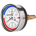 Изображение товара Термоманометр ФИЗТЕХ МПТ 1,6 МПа 150°C IP40 100 мм G1/2
