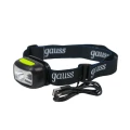 Изображение товара Фонарь налобный светодиодный GAUSS GFL402 LED 3 Вт, 220 Лм c Li-ion аккумулятором 1200 мАч, цвет - черный