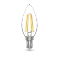 Изображение товара Светодиодная лампа GAUSS Basic Filament E14 свеча 35 мм 4.5 Вт теплый белый 360° IP20
