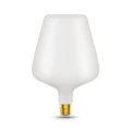 Изображение товара Лампа светодиодная Gauss Black Filament V160 milky E27 оригинальная 160 мм мощность - 9 Вт, цоколь - E27, световой поток - 890 Лм, цветовая температура - 4100 °К, цвет колбы - белый, цвет свечения - белый, форма - оригинальная