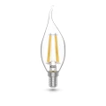Изображение товара Лампа светодиодная Gauss Basic Filament E14 свеча на ветру 35 мм 4.5 Вт