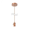 Изображение товара Светильник под лампу Gauss Decor PL043, подвесной, цоколь - Е27, 60 Вт, материал корпуса - алюминий, цвет - медный