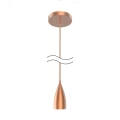 Изображение товара Светильник под лампу Gauss Decor PL033, подвесной, цоколь - Е27, 60 Вт, материал корпуса - алюминий, цвет - медный