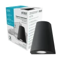 Изображение товара Светильник садово-парковый Gauss Sigma 35 Вт 1xGU10 125x158x88, настенный, накладной, IP54, материал корпуса - алюминий, цвет - черный