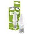 Изображение товара Лампа светодиодная GENERICA LL-C35 10 Вт, 230 В, цоколь - E27, световой поток - 1000 Лм, цветовая температура - 4000 К, цвет свечения - белый, форма - свеча