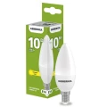 Изображение товара Лампа светодиодная GENERICA LL-C35 10 Вт, 230 В, цоколь - E14, световой поток - 1000 Лм, цветовая температура - 3000 К, цвет свечения - теплый , форма - свеча