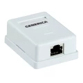 Изображение товара Розетка компьютерная GENERICA RJ45 настенная 1 порт категория 5E белая