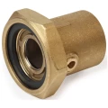 Изображение товара Соединение Giacomini R252 Ду1 1/4″х2″ Ру7 для подключения насоса, латунный, внутренняя резьба, со встроенным шаровым краном