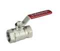 Изображение товара Кран шаровой Giacomini R250D R250X006 1 1/4″ Ду32 Ру35 стандартнопроходной, двухходовой, латунь CW617N хромированная, уплотнение - PTFE, внутренняя резьба, ручка-рычаг