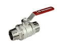 Изображение товара Кран шаровой Giacomini R253DL R253LX004 3/4″ Ду20 Ру42 стандартнопроходной, двухходовой, латунь CW617N хромированная, уплотнение - PTFE, наружная резьба, ручка-рычаг