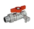 Изображение товара Кран шаровой Giacomini R259DS R259SX009 1 1/4″ Ду32 Ру35 стандартнопроходной, со спускным устройством, двухходовой, латунь CW617N, хромированный, уплотнение - PTFE, внутренняя резьба / наружная резьба, ручка-бабочка, с отводом