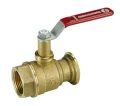 Изображение товара Кран шаровой Giacomini R285L R285LY001 1″ Ду25x40 Ру35 стандартнопроходной, двухходовой, латунь, уплотнение - PTFE, внутренняя резьба / фланец, ручка-рычаг на удлиненном стержне с выводом для насоса