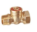 Изображение товара Кран шаровой Giacomini R609 R609Y013 1/2″ Ду15 Ру100 выпускной полнопроходной, двухходовой, латунь, уплотнение - PTFE, внутренняя резьба / наружная резьба, под отвертку