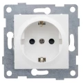 Изображение товара Розетка GUSI ELECTRIC Ugra с заземлением и шторками белая