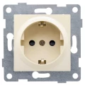 Изображение товара Розетка GUSI ELECTRIC Ugra 1-местная скрытая с заземлением шторками IP20