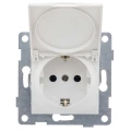 Изображение товара Розетка GUSI ELECTRIC Ugra 1-местная скрытой установки с заземлением IP20 белая