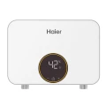 Изображение товара Водонагреватель электрический проточный Haier JET настенный, мощность - 5.7кВт, корпус - эмалированная сталь, Tmax 55°C, 220В