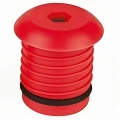 Изображение товара Заглушка тестовая для труб Henco TESTPLUG-R Ду26, красная