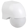 Изображение товара Датчик движения IEK ДД-010 1100Вт 10м инфракрасный, настенный, обзор 180°, радиус действия 10м, IP44, белый