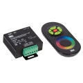 Изображение товара Контроллер IEK RGB с радио ПДУ, 3 канала цветности, выходная мощность - 144Вт, цвет - черный
