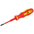 Изображение товара Отвертка IEK Arma2L 5 Slim Т2 PZ/SL1х80 мм, длина - 180 мм, длина стержня - 80 мм, комбинированный шлиц PZ/SL1, диэлектрическая