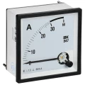 Изображение товара Амперметр IEK Э47 30/5А, класс точности 1.5, диапазон измерений - 0-30А, размер - 96х96мм IPA20-6-0030-E