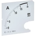 Изображение товара Шкала сменная IEK 15/5А-1.5 для амперметра Э47, размер - 96х96мм IPA20D-SC-0015