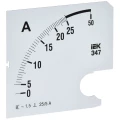 Изображение товара Шкала сменная IEK 25/5А-1.5 для амперметра Э47 96х96мм Белая