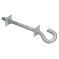 Изображение товара Крюк универсальный IEK КМУ-1740 нагрузка 17кН, УХЛ1, материал - сталь, цвет - серый UKK-12-3-1740