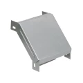 Изображение товара Поворот вертикальный внешний IEK ESCA CLP1N 80х150 90гр для кабельного лотка, корпус - сталь, цвет - светло-серый CLP1N-080-150
