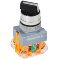 Изображение товара Переключатель GENERICA D7-11X2 1НЗ+1НО на 2 положения, цвет - черный BSW50-11X2-3-21-2-K02-G