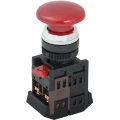 Изображение товара Кнопка грибок IEK AEA-22 Ду22 1з+1р AC/DC красная