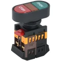 Изображение товара Кнопка пуск-стоп IEK APBB-22N Ду22 1з+1р AC/DC красная-зеленая
