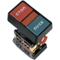 Изображение товара Кнопка пуск-стоп IEK PPBB-30N Ду30 1з+1р AC/DC красная-зеленая