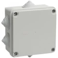 Изображение товара Коробка распределительная IEK КМ41255 100х100х50мм, для открытого монтажа, УХЛ2, IP44, корпус – полипропилен, цвет – серый
