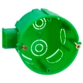 Изображение товара Коробка установочная IEK КМ40004-10 блочная для твердых стен безгалогенная (HF) 68х45мм (со стыковочным узлом), материал - полипропилен, IP20 UKT10-068-045-000-A-S