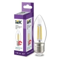 Изображение товара Лампа светодиодная IEK LLF-C35 7 Вт E27 840 Лм свеча 4000 К белый свет