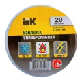 Изображение товара Изолента IEK ПВХ 0, 13х15 мм, длина 20 м, белая - электромонтажный расходный материал