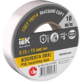 Изображение товара Изолента IEK MIXTAPE 7 0,15х15 мм, длина 10 м, белая