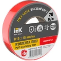Изображение товара Изолента IEK MIXTAPE 7 0,15х15 мм, длина 20 м, красная