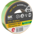 Изображение товара Изолента IEK MIXTAPE 7 0,15х19 мм, длина 20 м, желто-зеленая
