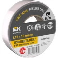 Изображение товара Изолента IEK MIXTAPE 7 0,15х19 мм длиной 25 м белая