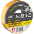 Изображение товара Изолента IEK MIXTAPE 7 0,15х19 мм, длина 25 м, желтая