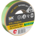 Изображение товара Изолента IEK MIXTAPE 7 0,15х19 мм, длина 25 м, желто-зеленая, изоляционный материал