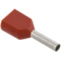 Изображение товара Наконечник-гильза IEK НШВИ(2) 0.75-8 темно-красный, номинальное сечение - 0.75мм2, длина рабочей части - 8мм, упаковка - 20шт UTE10-4-D75-100