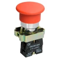 Изображение товара Кнопка нажимная IEK LAY5-BC42 грибовидная, контакт 1НЗ, IP40, цвет – красный
